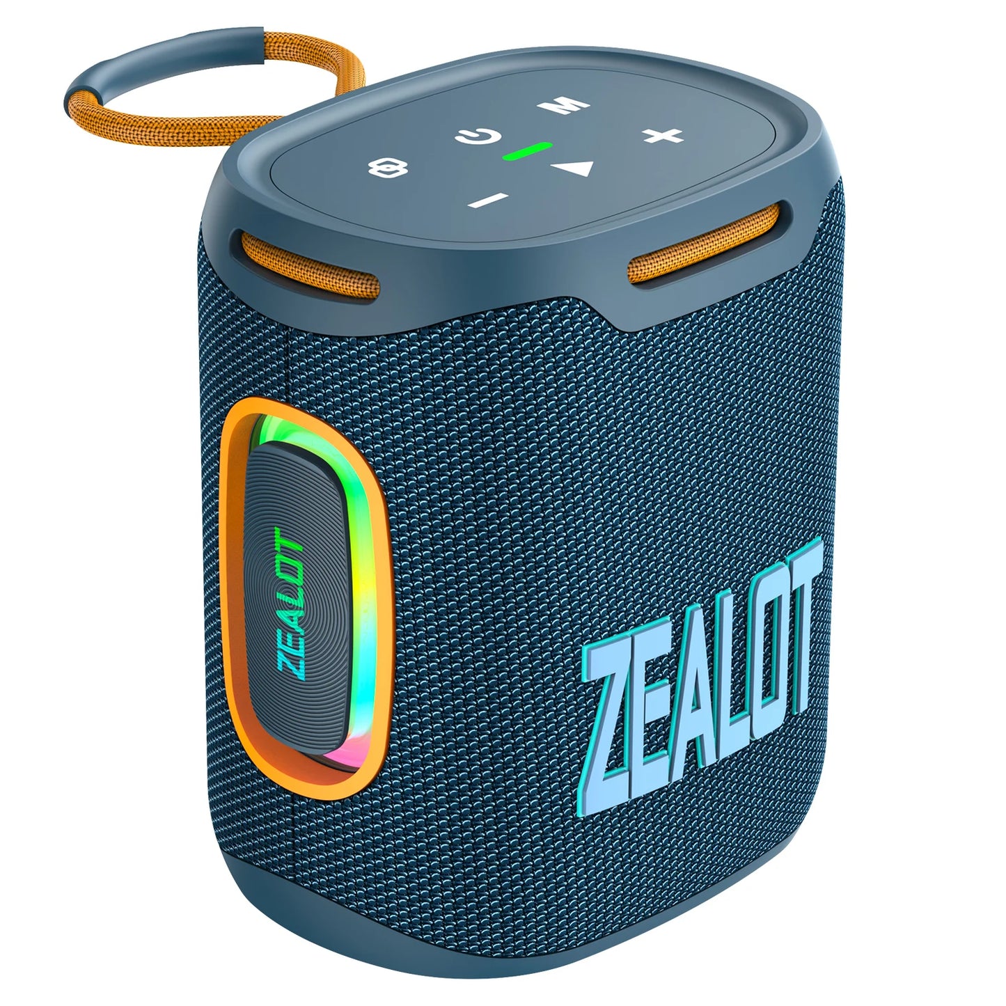 zealot s122 25w som hd estéreo sem fio à prova d'água ipx6 alto-falante portátil para uso externo com iluminação led rgb para festas