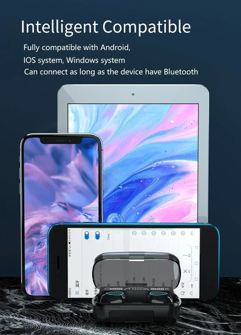 Fone de Ouvido Sem Fio M10 – Fones Bluetooth à Prova d’Água
