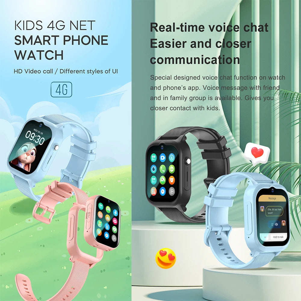 New Kids Smart Watch 4G — O relógio que cuida do seu filho com tecnologia e diversão!