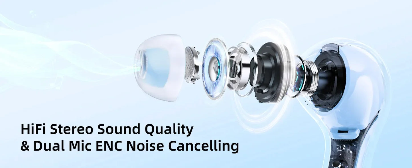 t8 pro tws fones bluetooth transparentes com display digital led fones intra-auriculares