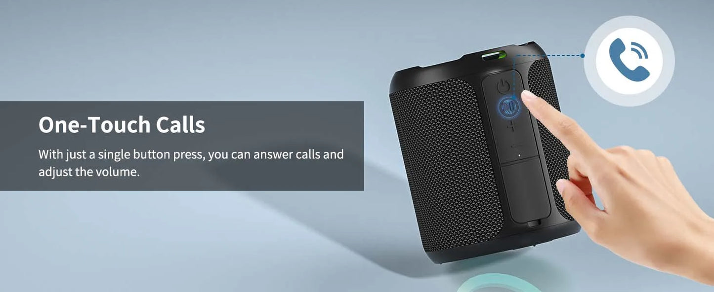 ohayo x3 alto-falante bluetooth portátil 40w, alto-falante sem fio à prova d'água ipx7 com luzes coloridas, entrada tf card/aux, para camping e caminhada