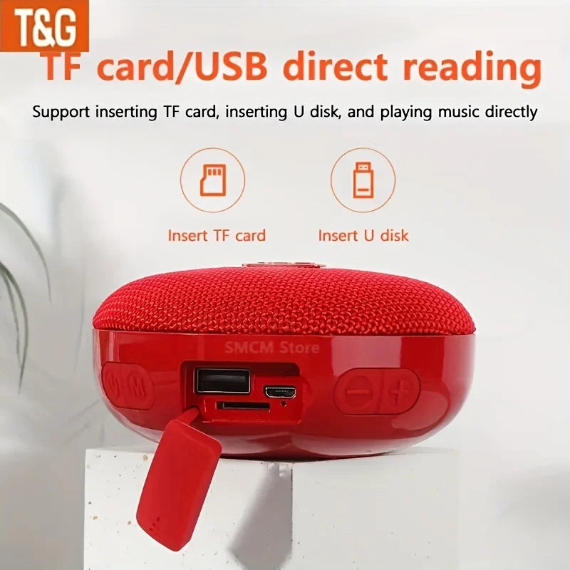 tg352 caixa de som bluetooth portátil à prova d'água para uso externo com suporte a chamadas viva-voz / cartão com som estéreo e pareamento tws