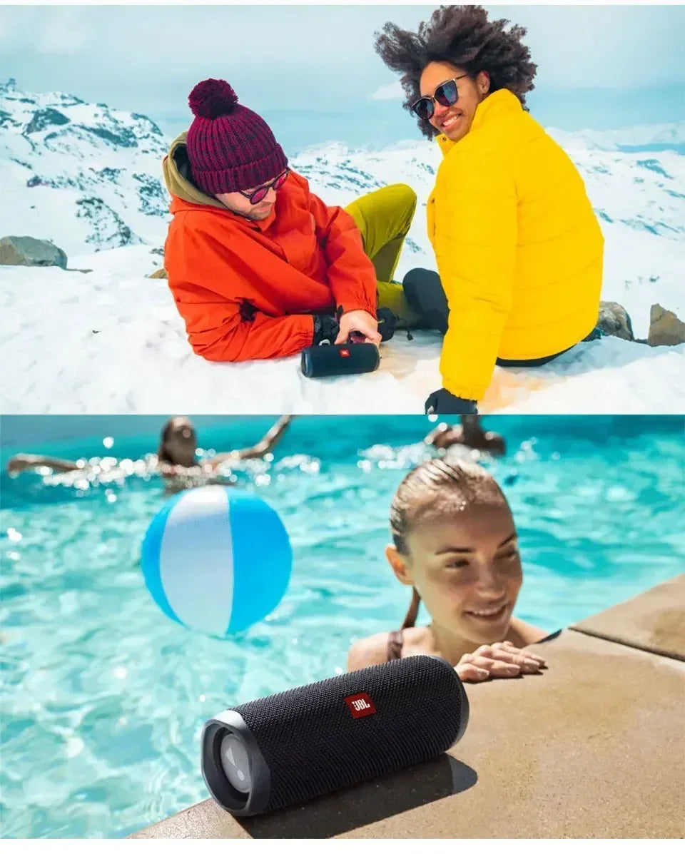 jbl flip caixa de som bluetooth flip5 mini portátil à prova d’água sem fio alto-falante bt graves estéreo música para viagens ao ar livre festa