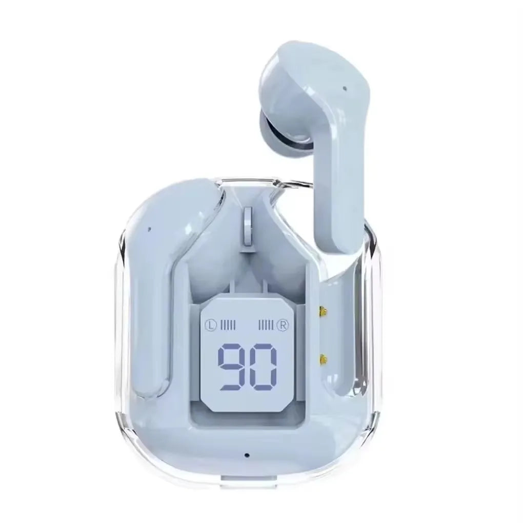 Air31 TWS Fones de Ouvido – Fones Sem Fio Bluetooth 5.0 para Esporte e Jogos, Redução de Ruído, Com Microfone, Display de LED e Estojo de Carregamento