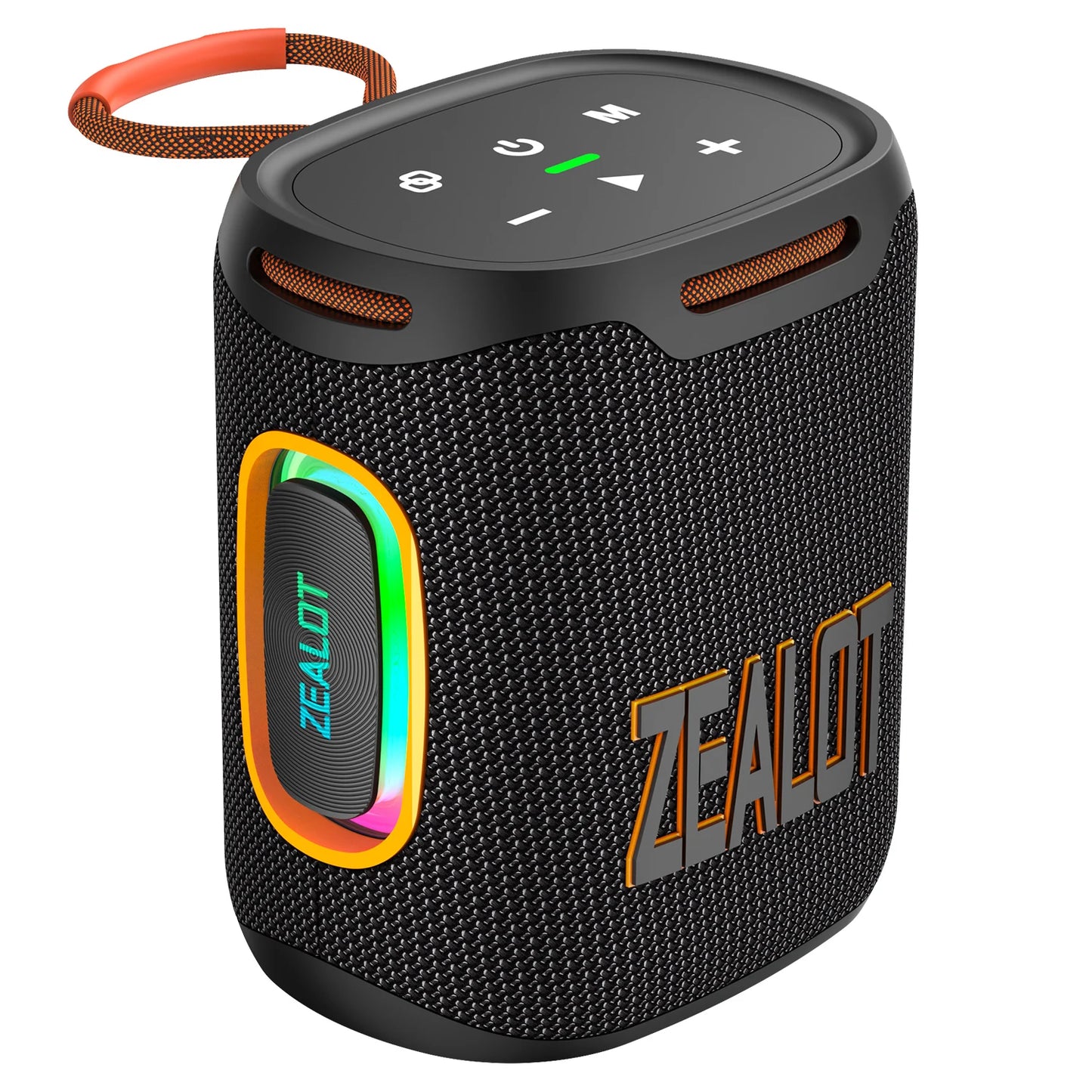 zealot s122 25w som hd estéreo sem fio à prova d'água ipx6 alto-falante portátil para uso externo com iluminação led rgb para festas