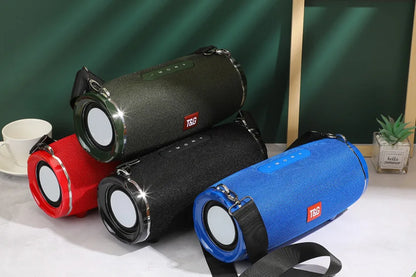 caixa de som bluetooth de alta potência 50w alto-falante portátil sem fio à prova d'água para uso externo coluna de áudio para pc centro musical subwoofer