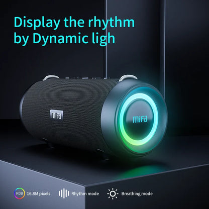 caixa de som bluetooth  mifa - potência de saída de 60w amplificador  para excelente desempenho de graves i