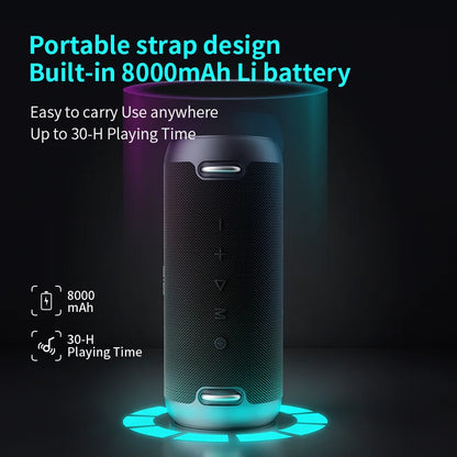 caixa de som bluetooth  mifa - potência de saída de 60w amplificador  para excelente desempenho de graves i