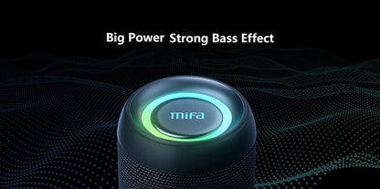 caixa de som bluetooth  mifa - potência de saída de 60w amplificador  para excelente desempenho de graves i