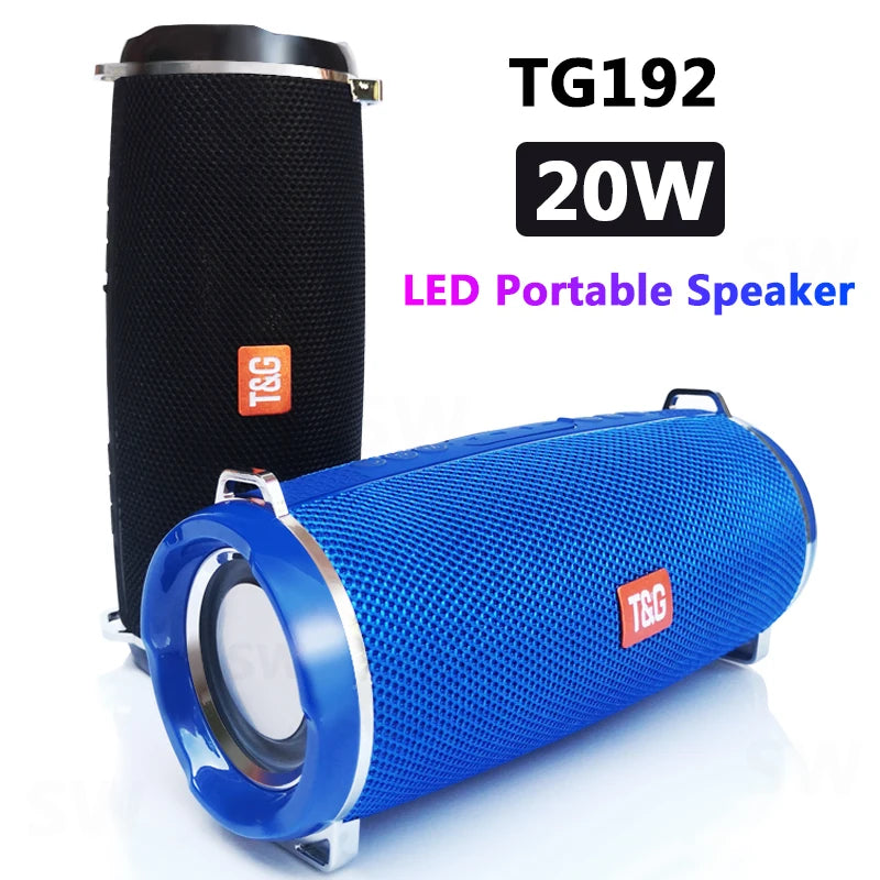 caixa de som bluetooth de alta potência 50w alto-falante portátil sem fio à prova d'água para uso externo coluna de áudio para pc centro musical subwoofer