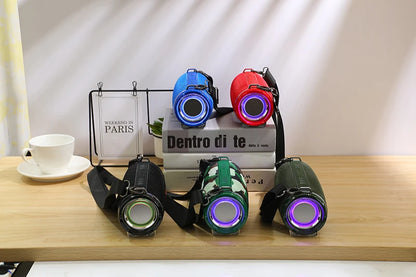 caixa de som bluetooth de alta potência 50w alto-falante portátil sem fio à prova d'água para uso externo coluna de áudio para pc centro musical subwoofer