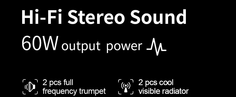caixa de som bluetooth  mifa - potência de saída de 60w amplificador  para excelente desempenho de graves i
