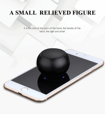 caixa de som bluetooth sem fio 5.3 portátil tws pequena metal aço cinza pesado subwoofer mini estéreo bluetooth para uso ao ar livre