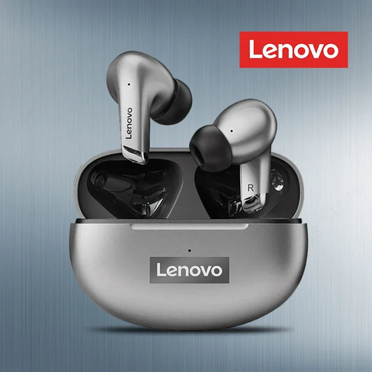 Fone de Ouvido Sem Fio Bluetooth Lenovo LP5 Original TWS com Longa Duração de Bateria, Fone Esportivo, Modo Duplo para Jogos, Chamada em HD, com Microfone.