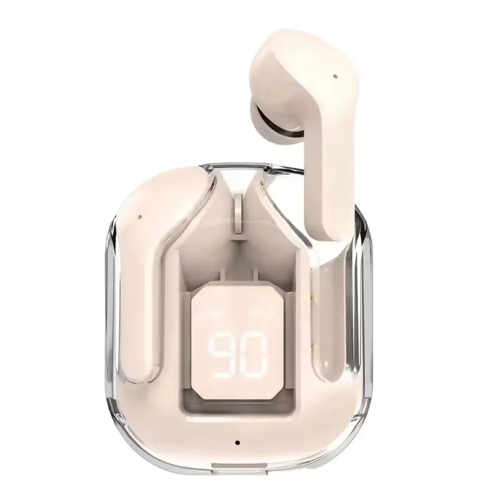 Air31 TWS Fones de Ouvido – Fones Sem Fio Bluetooth 5.0 para Esporte e Jogos, Redução de Ruído, Com Microfone, Display de LED e Estojo de Carregamento