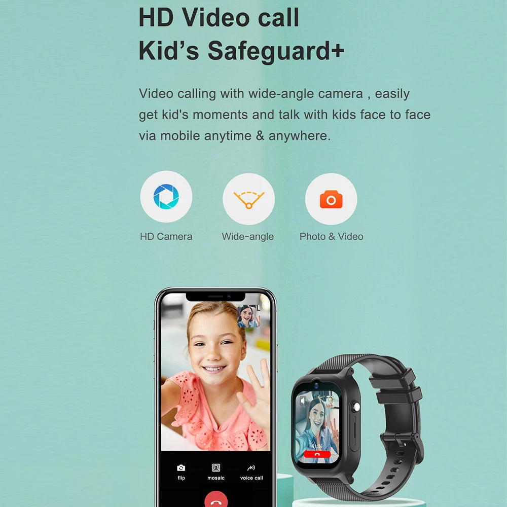 New Kids Smart Watch 4G — O relógio que cuida do seu filho com tecnologia e diversão!