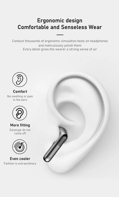Fone de ouvido inteligente com redução de ruído Sony LX102 Fones de ouvido Bluetooth sem fio