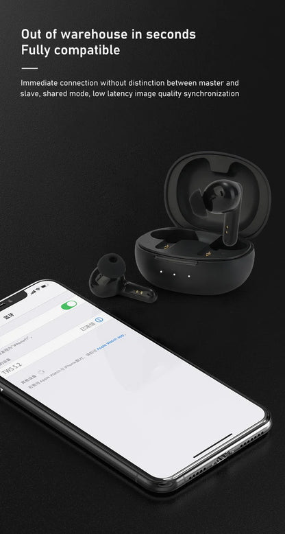 Fone de ouvido inteligente com redução de ruído Sony LX102 Fones de ouvido Bluetooth sem fio