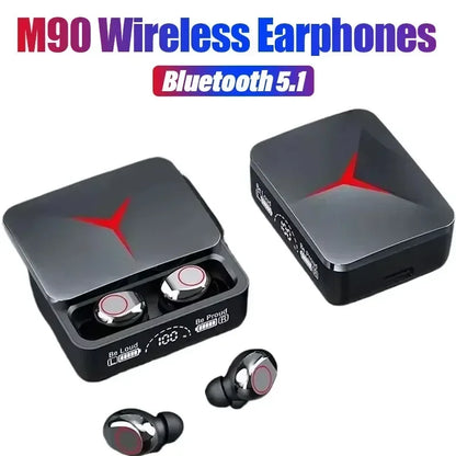 Fones de ouvido sem fio TWS M90 para jogos