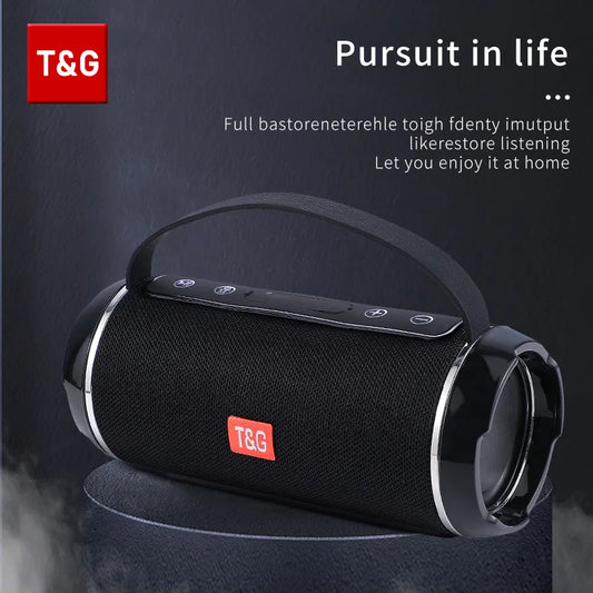 caixa de som bluetooth tg116c caixa de som portátil sem fio potente alto-falante externo com subwoofer centro musical tipo boom box