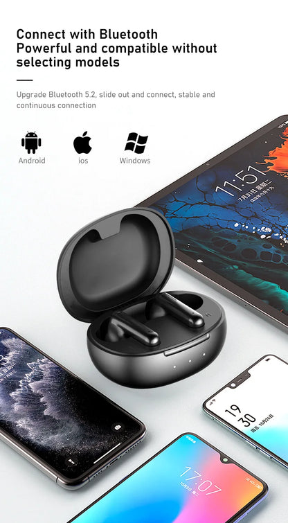 Fone de ouvido inteligente com redução de ruído Sony LX102 Fones de ouvido Bluetooth sem fio