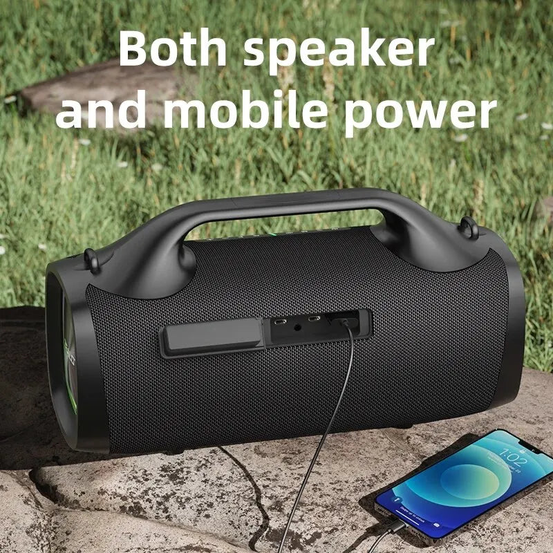 ZEALOT-S79 Alto-falante Portátil para Festas com Bluetooth 5.2, Alça de Transporte, 24 Horas de Reprodução – Ideal para Festas e Camping