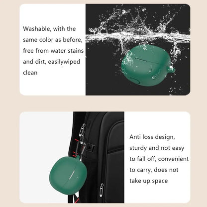 capa de fone de ouvido QCY Melobuds Pro bluetooth capa de silicone antiderrapante à prova de poeira estojo de carregamento capa de silicone