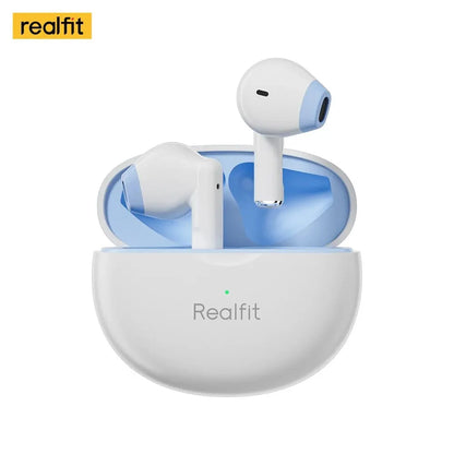 Fone de Ouvido Bluetooth Realfit F2 – Qualidade Hi-Fi Excelente, Fones TWS Sem Fio