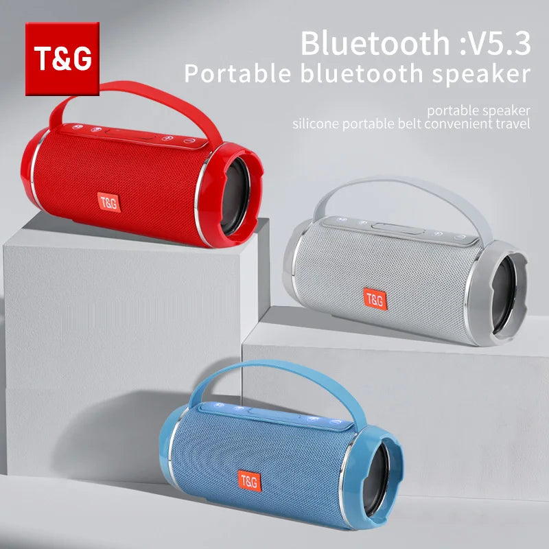 caixa de som bluetooth tg116c caixa de som portátil sem fio potente alto-falante externo com subwoofer centro musical tipo boom box