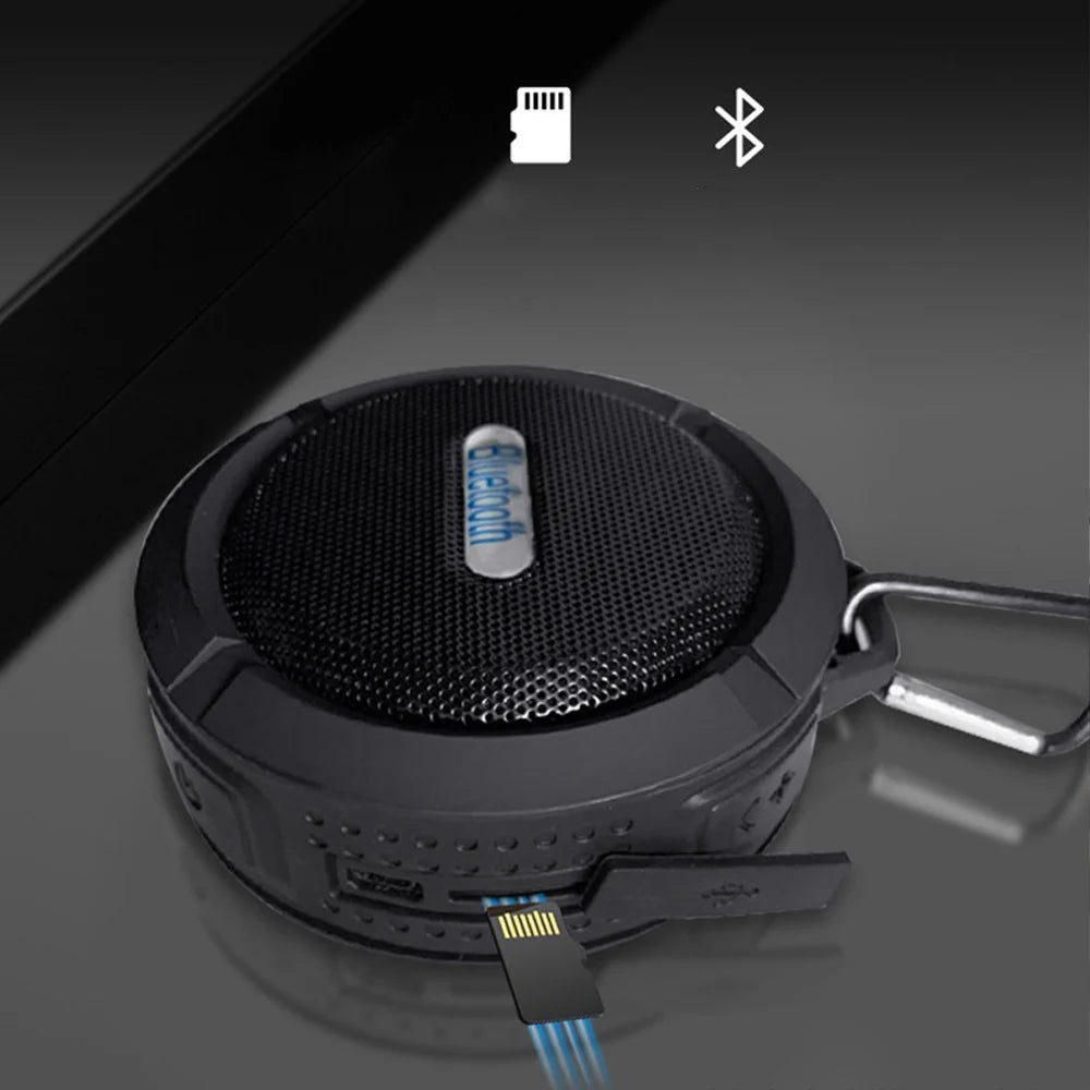 Alto-falante bluetooth portátil à prova d’água, mini speaker sem fio para chuveiro e viagens com subwoofer, ideal para esportes, piscina, praia e trilhas