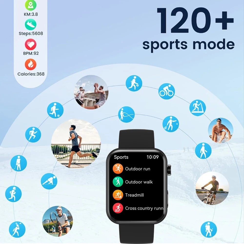 ChiBear P51 Smartwatch 2025 — Tecnologia de ponta no seu pulso!