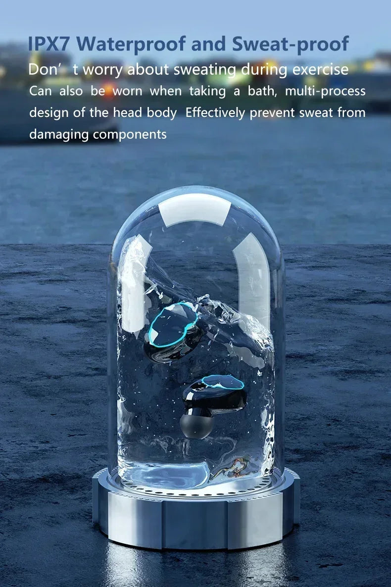 Fone de Ouvido M10 Bluetooth 5.1 Sem Fio – Esportivo, Estéreo, com Cancelamento de Ruído, Microfone e Caixa de Som Gamer