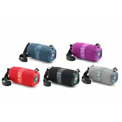 Caixa de som Bluetooth portátil T\&G TG667 com luz de led