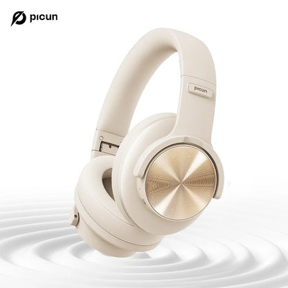 Fones de ouvido Bluetooth Picun B8 com 120 horas de reprodução, modo Bluetooth 3EQ sem fio, baixa latência, chamadas viva-voz, fones de ouvido sobre a orelha