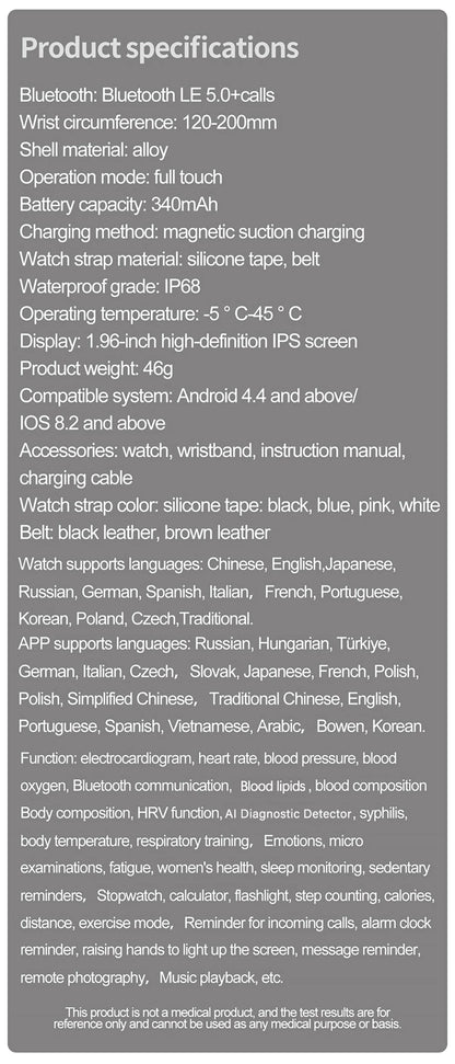 GUHUAVMI Saúde Inteligente 2025, o relógio que vai muito além do básico