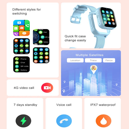 New Kids Smart Watch 4G — O relógio que cuida do seu filho com tecnologia e diversão!