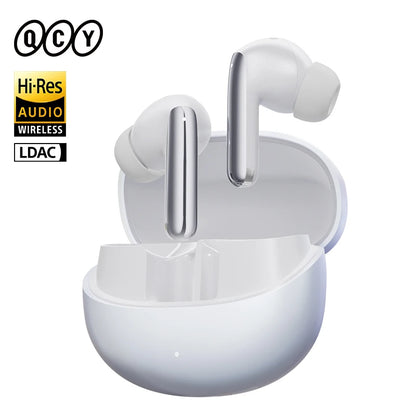 fone de ouvido sem fio QCY MeloBuds Pro ANC bluetooth 5.3 áudio de alta resolução com LDAC earbuds com cancelamento de ruído ativo de 46dB headphones