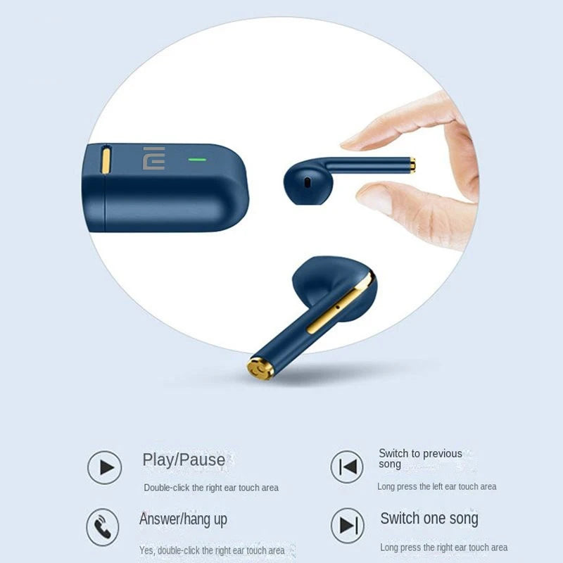 Fones de ouvido sem fio XIAOMI, Bluetooth True Stereo Sport Game TWS