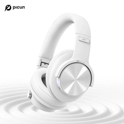 Fones de ouvido Bluetooth Picun B8 com 120 horas de reprodução, modo Bluetooth 3EQ sem fio, baixa latência, chamadas viva-voz, fones de ouvido sobre a orelha