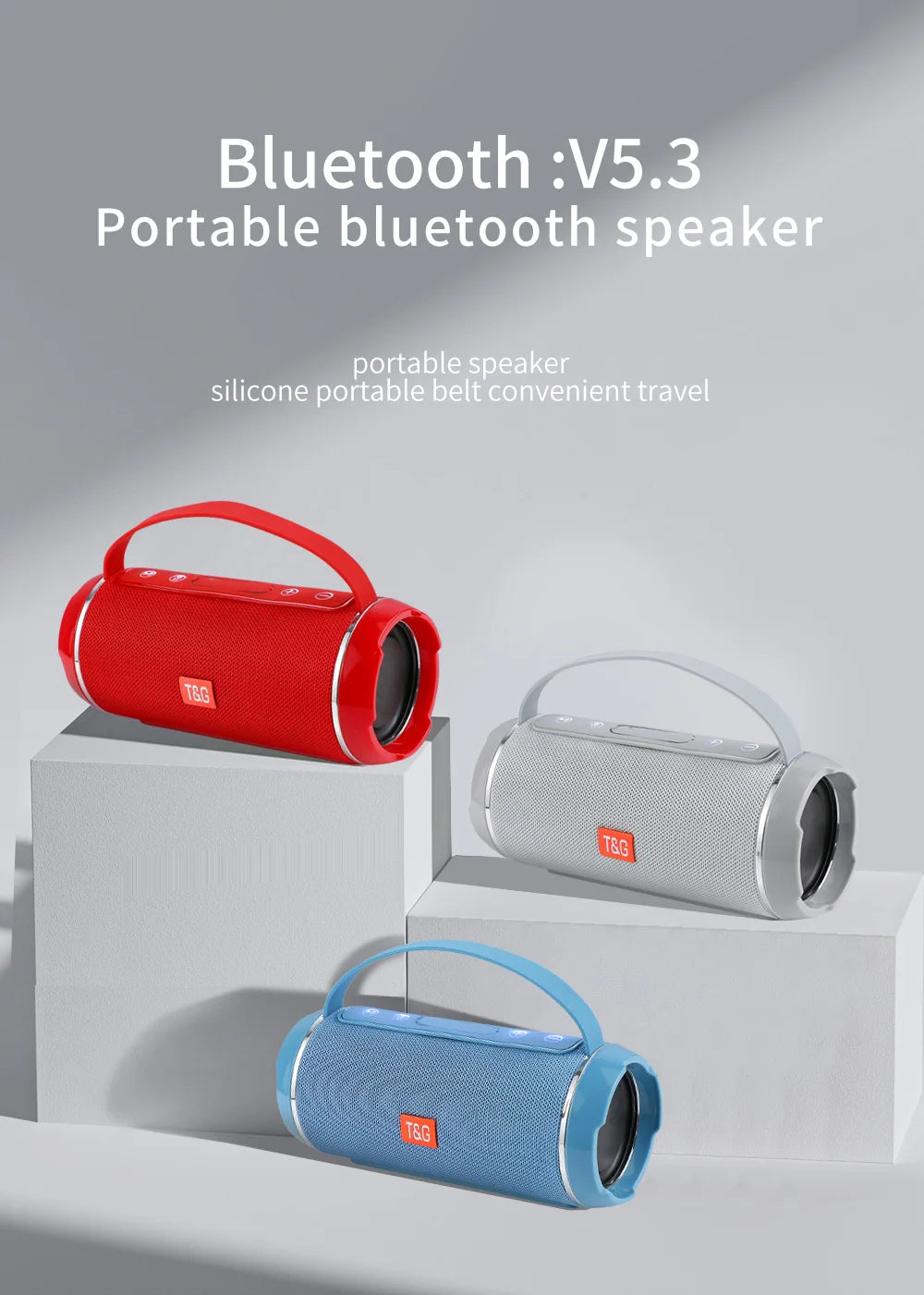 caixa de som bluetooth tg116c caixa de som portátil sem fio potente alto-falante externo com subwoofer centro musical tipo boom box