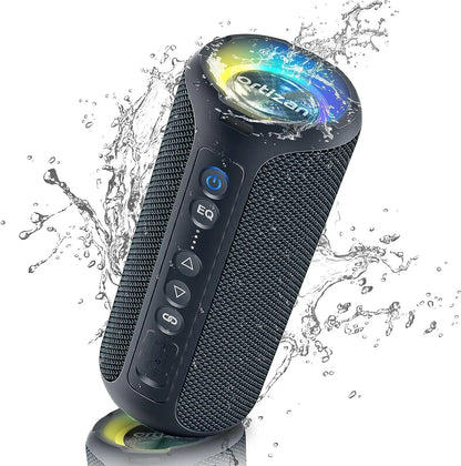 Caixa de Som Bluetooth Ortizan – 40W com Graves Reforçados, Portátil, Sem Fio, para Uso Externo, 30 Horas de Reprodução, À Prova d’Água IPX7, Bluetooth 5.3, Ideal para Banho