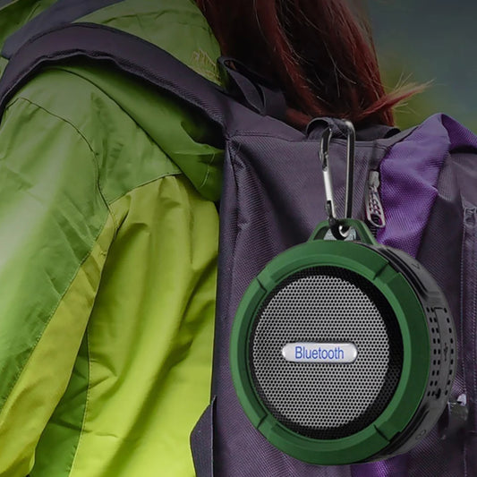 Alto-falante bluetooth portátil à prova d’água, mini speaker sem fio para chuveiro e viagens com subwoofer, ideal para esportes, piscina, praia e trilhas