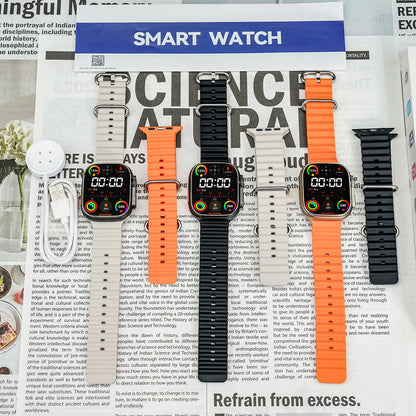 relógio inteligente DT Ultra 3 tela AMOLED 4GB player MP3 MP4 Bluetooth compartilhamento de rede loja de apps ChatGPT IA inteligente