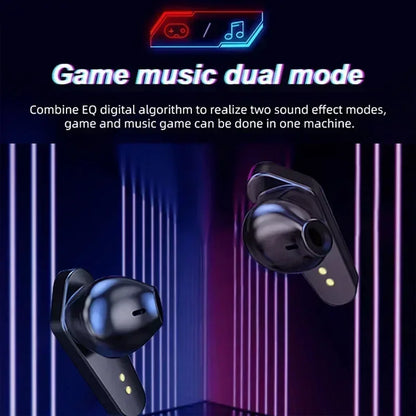 x15 fones gamer tws bluetooth sem fio com microfone áudio com graves posicionamento sonoro som estéreo 9d fone hifi para jogos