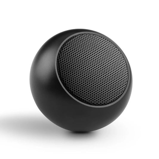 caixa de som bluetooth sem fio 5.3 portátil tws pequena metal aço cinza pesado subwoofer mini estéreo bluetooth para uso ao ar livre