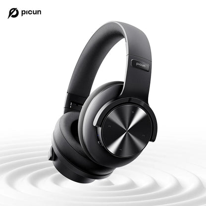 Fones de ouvido Bluetooth Picun B8 com 120 horas de reprodução, modo Bluetooth 3EQ sem fio, baixa latência, chamadas viva-voz, fones de ouvido sobre a orelha