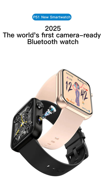 ChiBear P51 Smartwatch 2025 — Tecnologia de ponta no seu pulso!