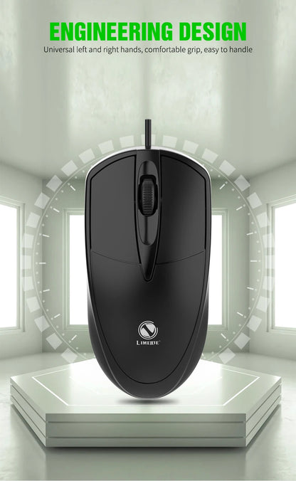 mouse com fio 301 para escritório e jogos para computador desktop, laptop e uso empresarial mouse óptico USB