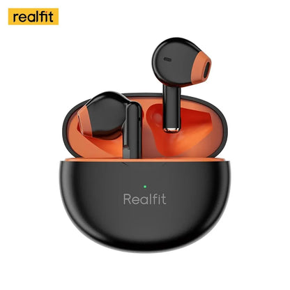 Fone de Ouvido Bluetooth Realfit F2 – Qualidade Hi-Fi Excelente, Fones TWS Sem Fio