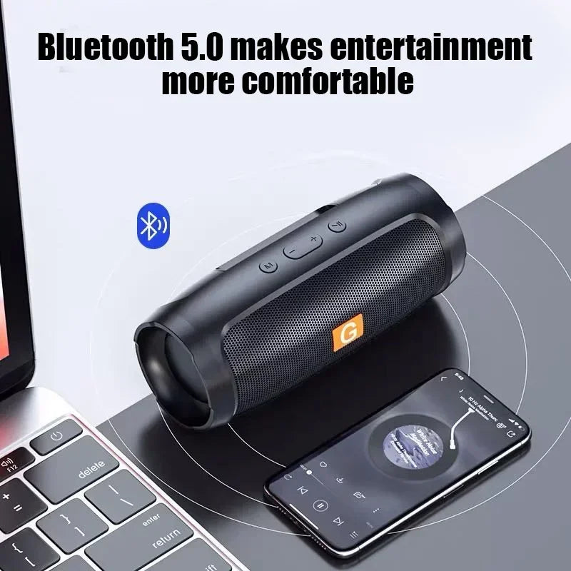 Caixas de Som Bluetooth Portáteis com Subwoofer
